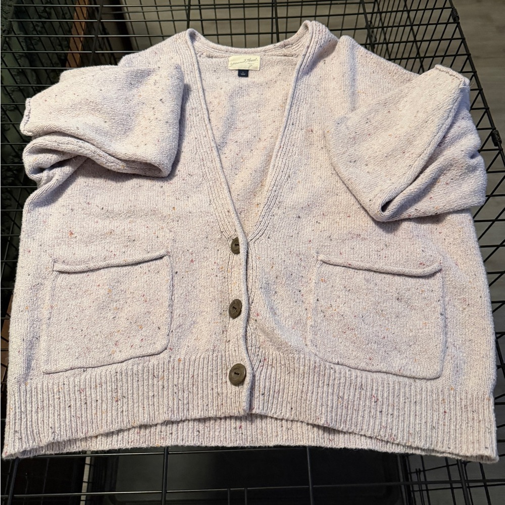 Universal Thread Lavender Button-Up Cardigan - image 1